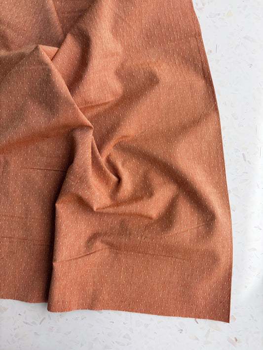 Gathering Cloth Sun Stitch in Terracotta