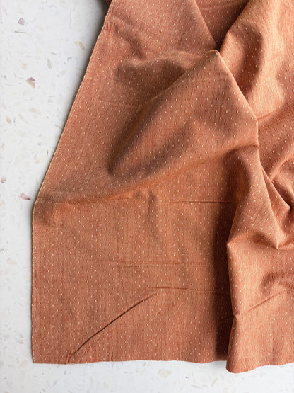 Gathering Cloth Sun Stitch in Terracotta