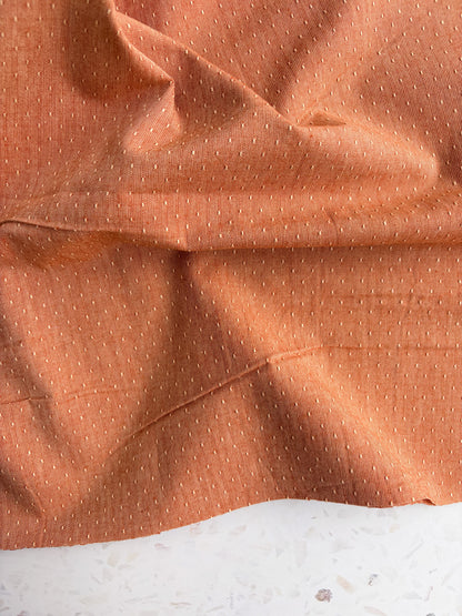Gathering Cloth Sun Stitch in Terracotta