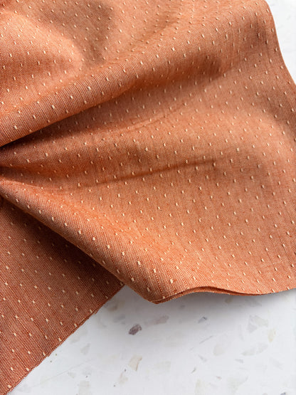 Gathering Cloth Sun Stitch in Terracotta