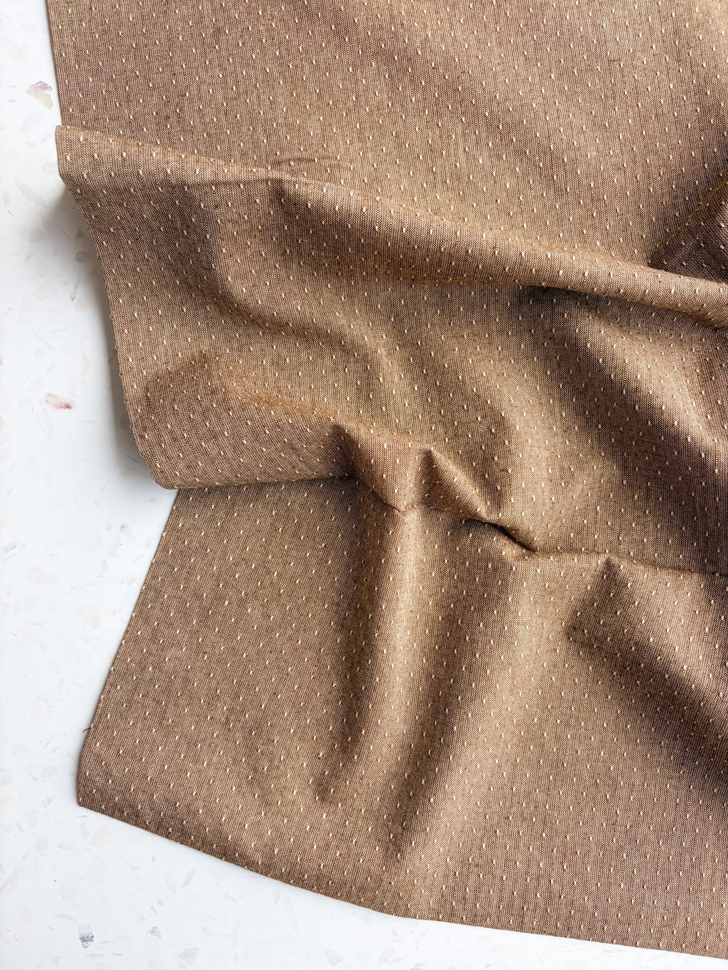 Gathering Cloth Sun Stitch in Latte