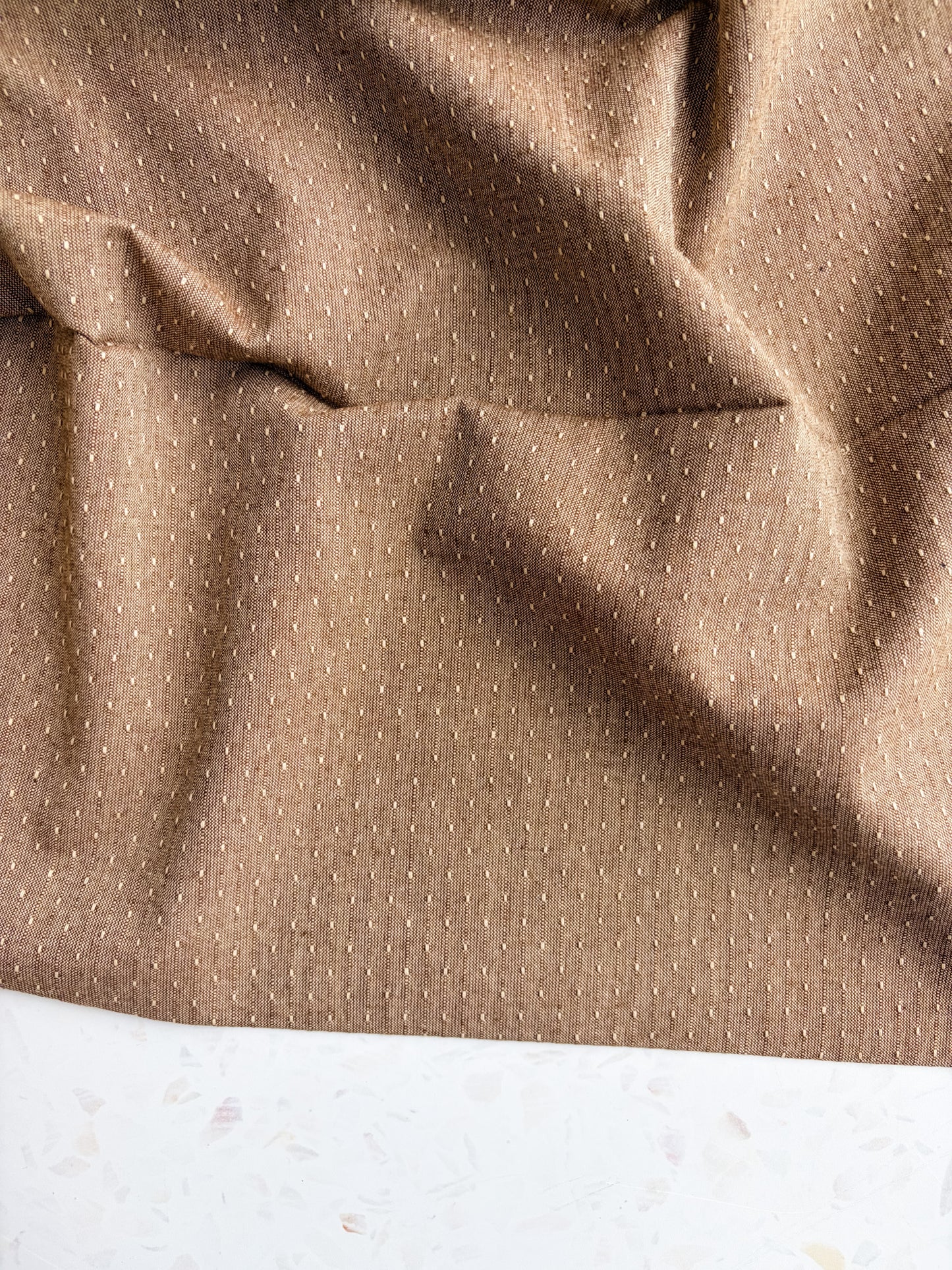 Gathering Cloth Sun Stitch in Latte