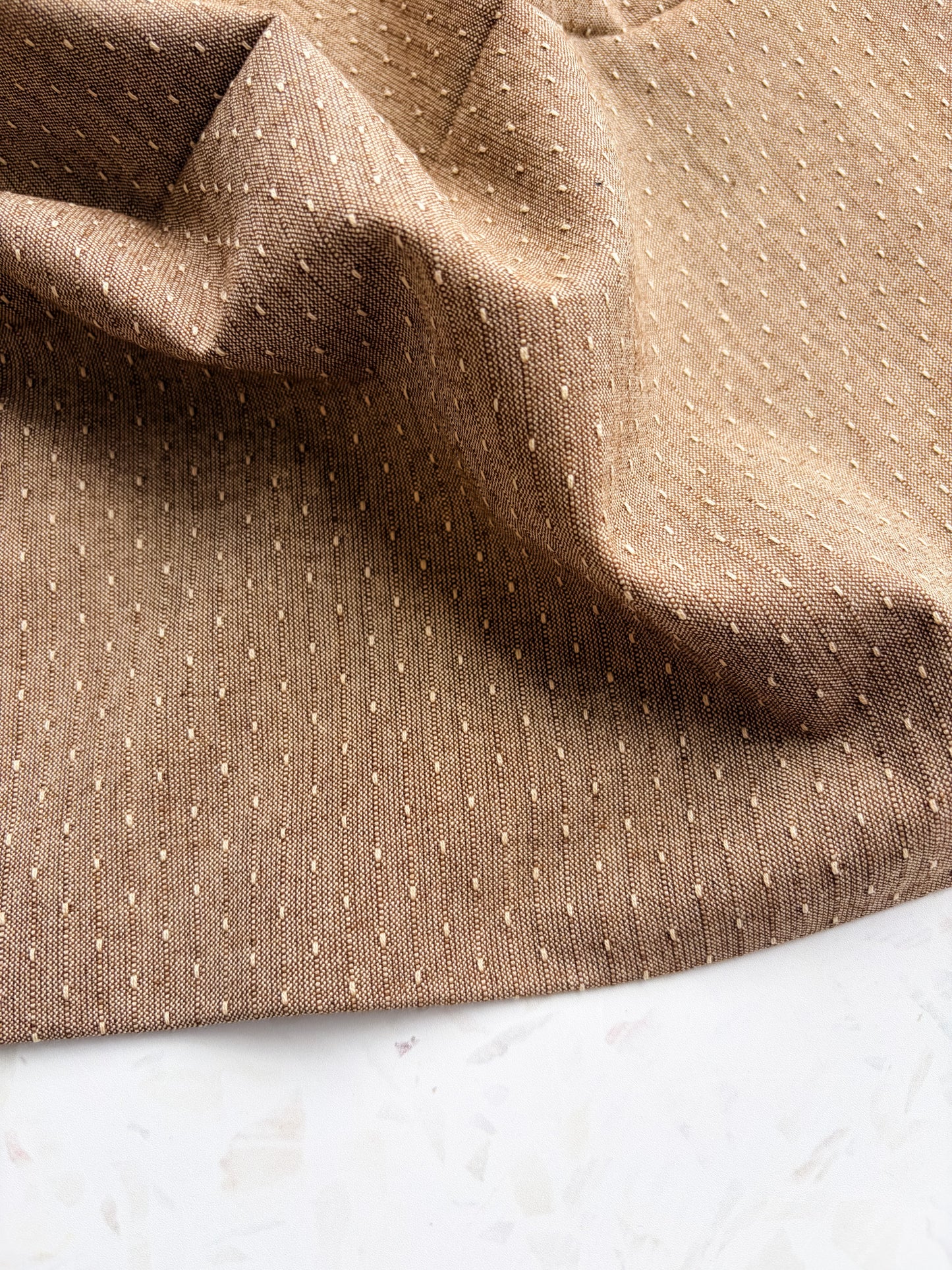 Gathering Cloth Sun Stitch in Latte