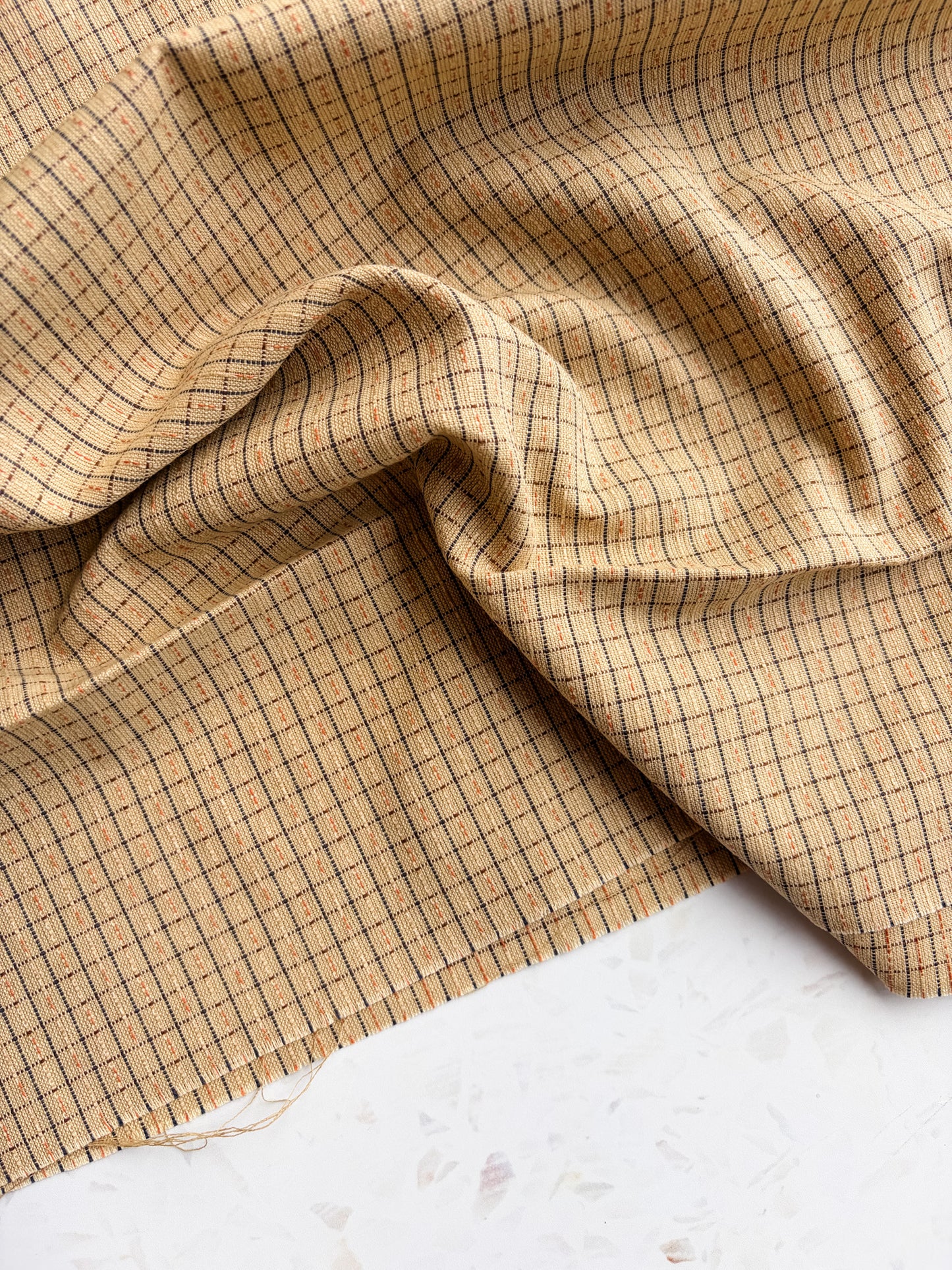 Gathering Cloth Merchant Stripe in Sunwashed