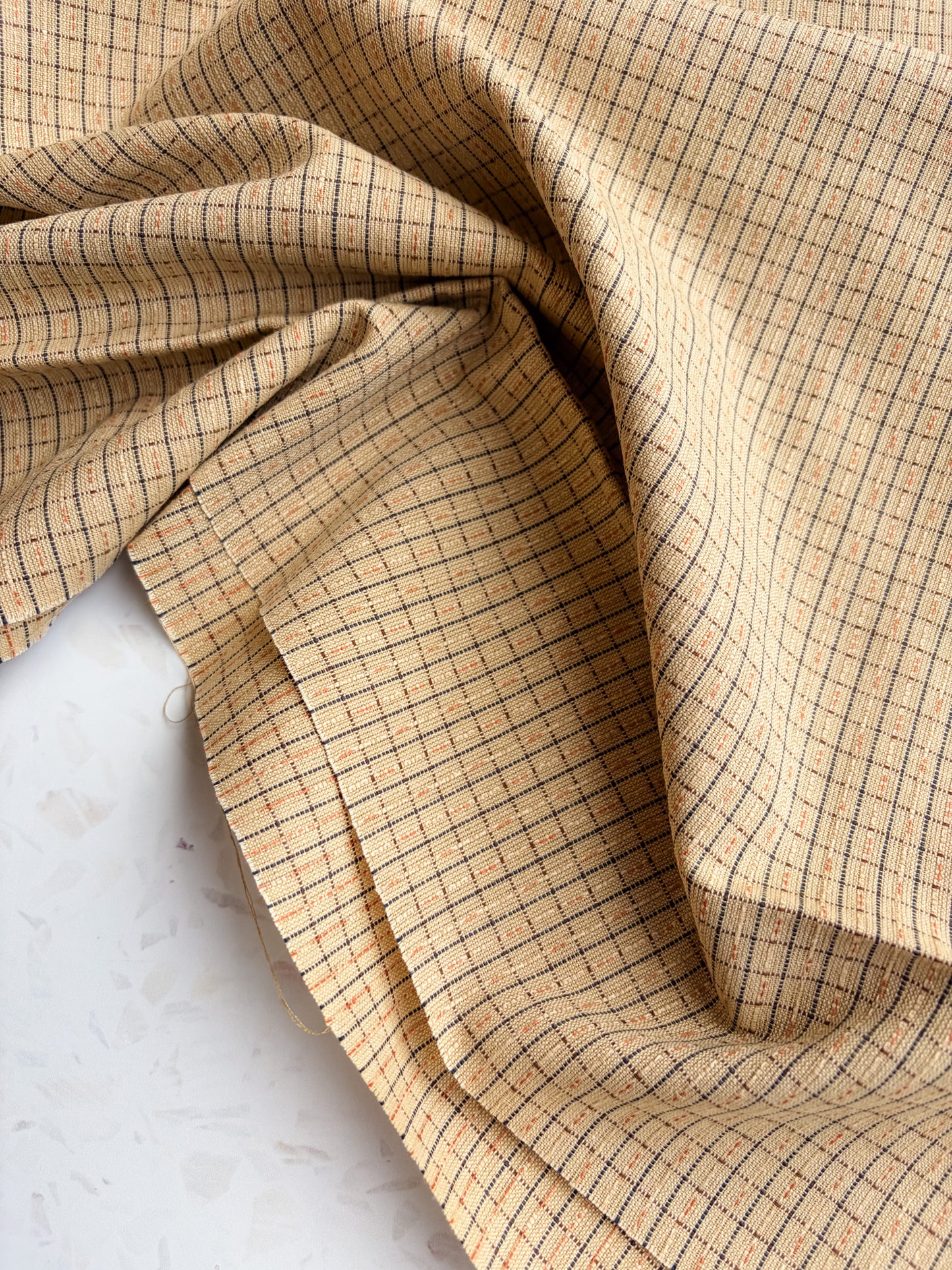 Gathering Cloth Merchant Stripe in Sunwashed