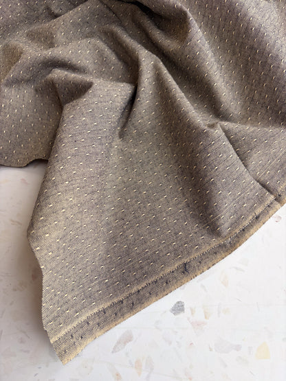 Gathering Cloth Sun Stitch in Mushroom