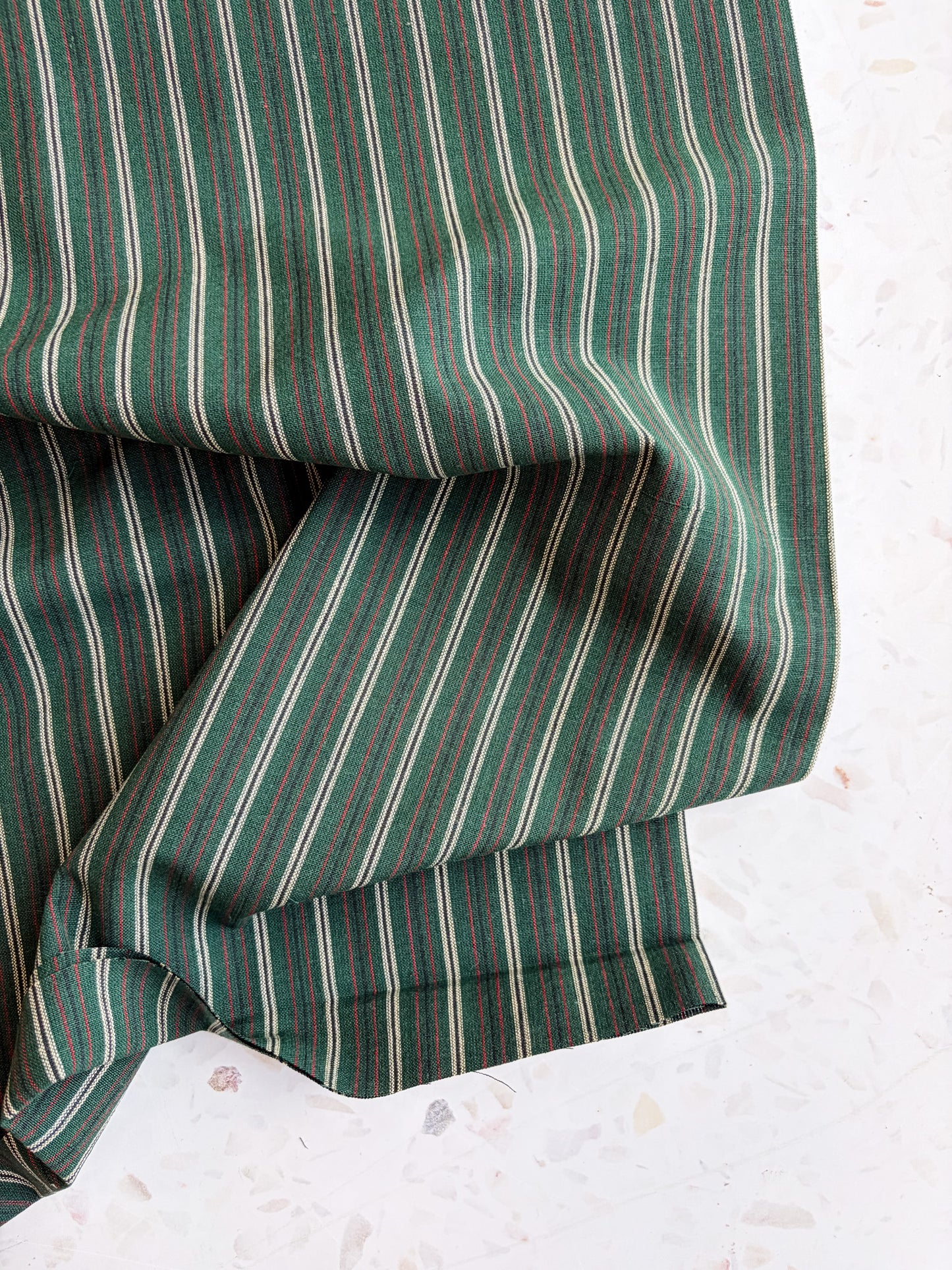 Gathering Cloth Merchant Stripe in Juniper
