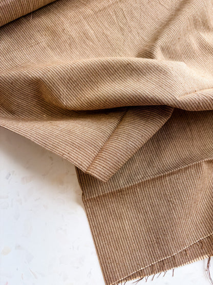 Gathering Cloth Merchant Stripe in Leather