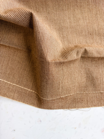 Gathering Cloth Merchant Stripe in Leather