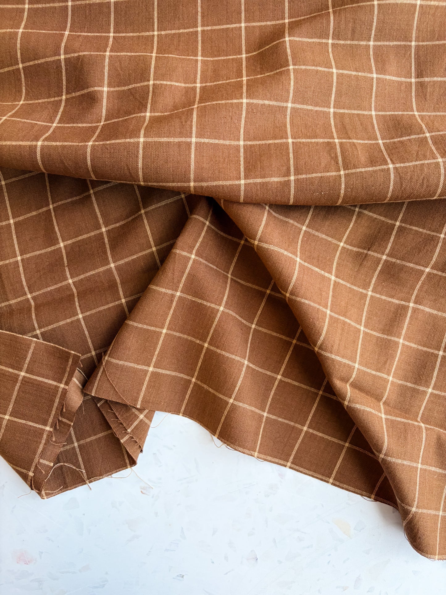 Gathering Cloth Windowpane in Bridle