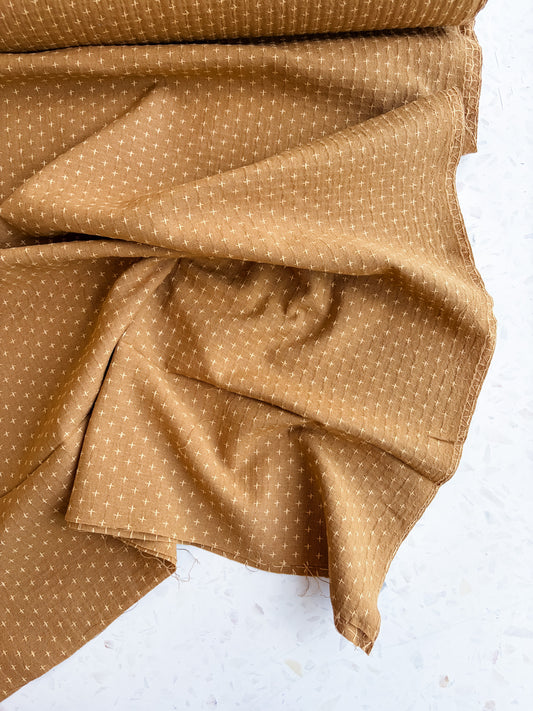Gathering Cloth Heritage Stitch in Honey