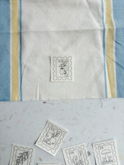 Botanical Stamps - Peel Stick and Stitch Hand Embroidery Patterns