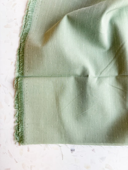 Wildflower Wovens by Suzy Quilts – Woven Dots in Clover