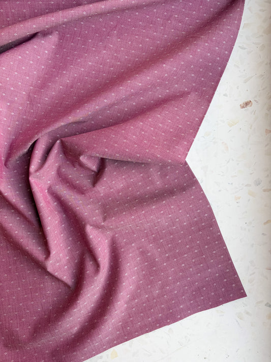 Wildflower Wovens by Suzy Quilts – Woven Dots in Sweet Pea