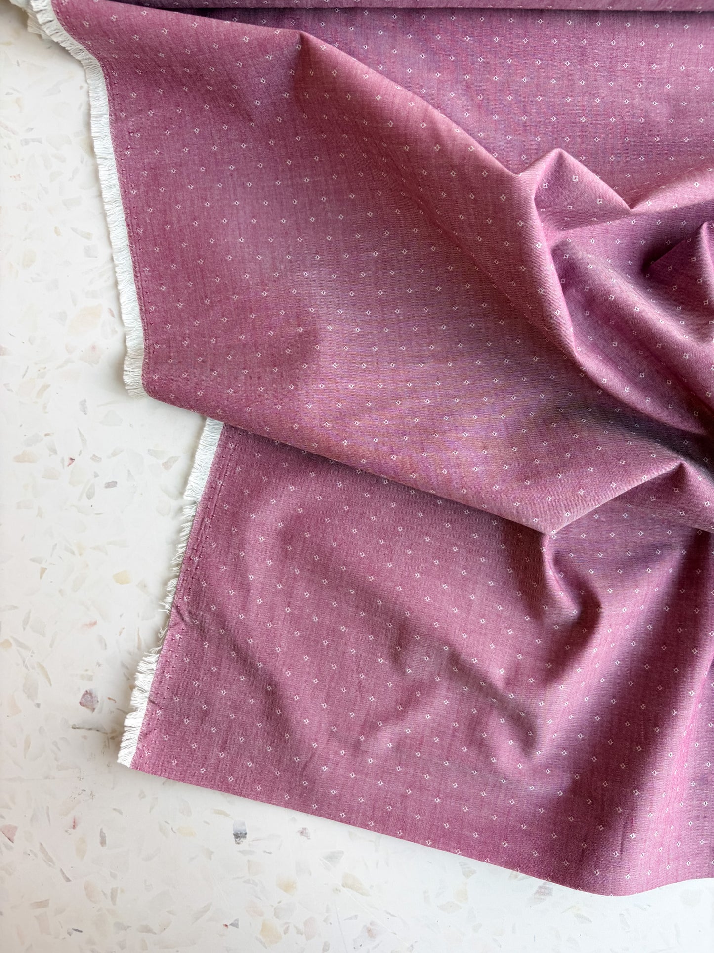 Wildflower Wovens by Suzy Quilts – Woven Dots in Sweet Pea
