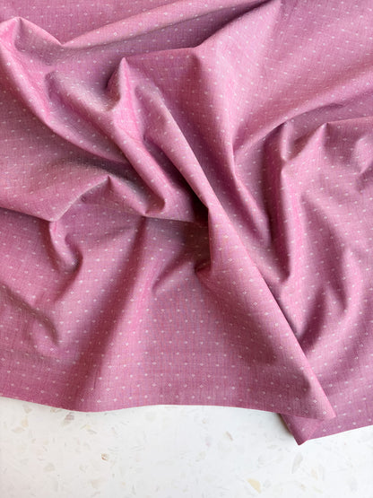 Wildflower Wovens by Suzy Quilts – Woven Dots in Sweet Pea