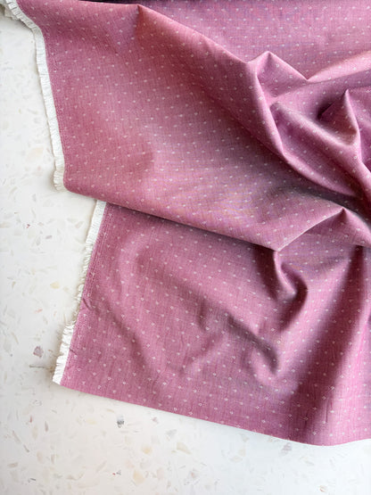Wildflower Wovens by Suzy Quilts – Woven Dots in Sweet Pea