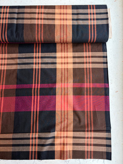 Fableism Lumiere Wide Width Plaids: House Dress in Mahogany