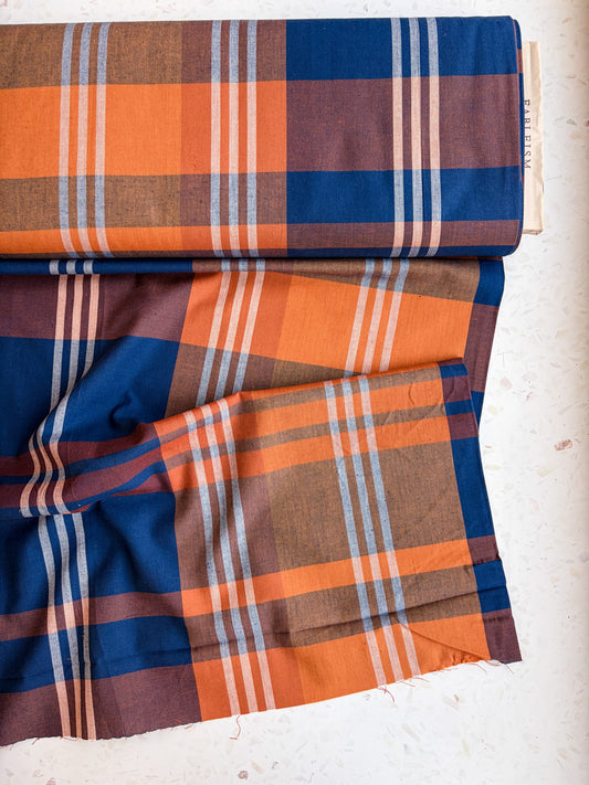 Fableism Lumiere Wide Width Plaids: House Dress in Starboard