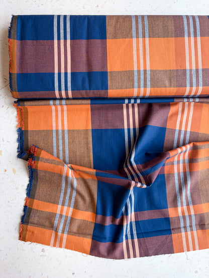 Fableism Lumiere Wide Width Plaids: House Dress in Starboard