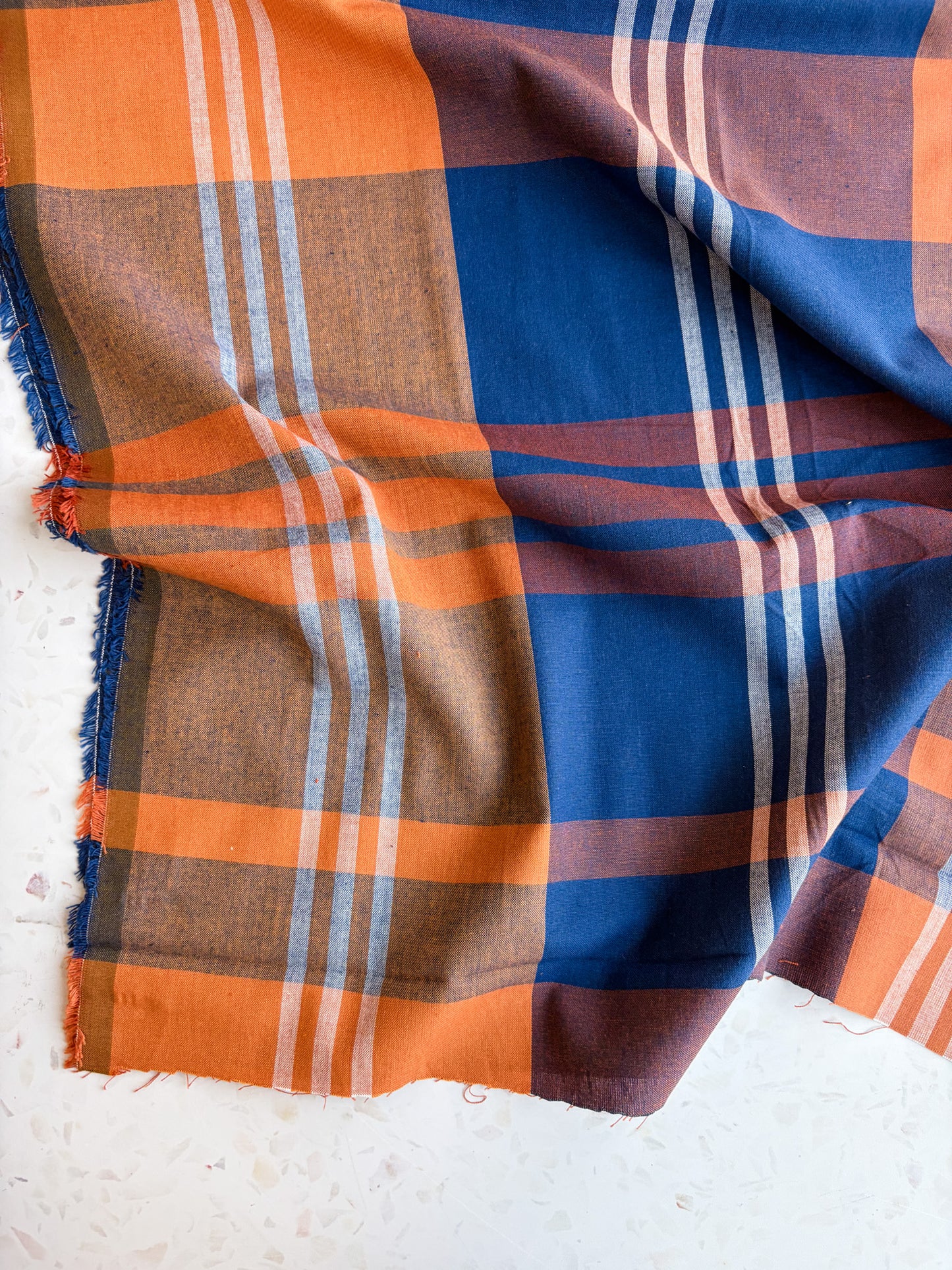 Fableism Lumiere Wide Width Plaids: House Dress in Starboard