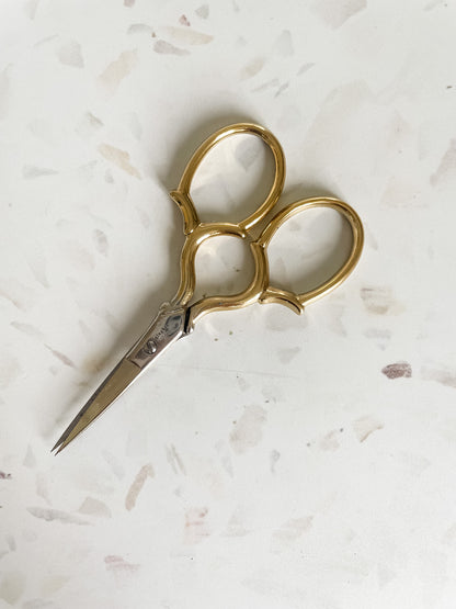 Gingher Gold Epaulet Embroidery Scissors