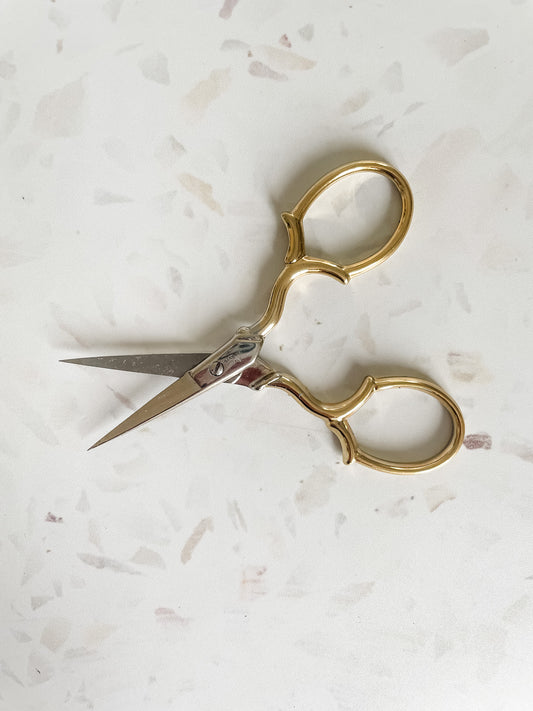 Gingher Gold Epaulet Embroidery Scissors