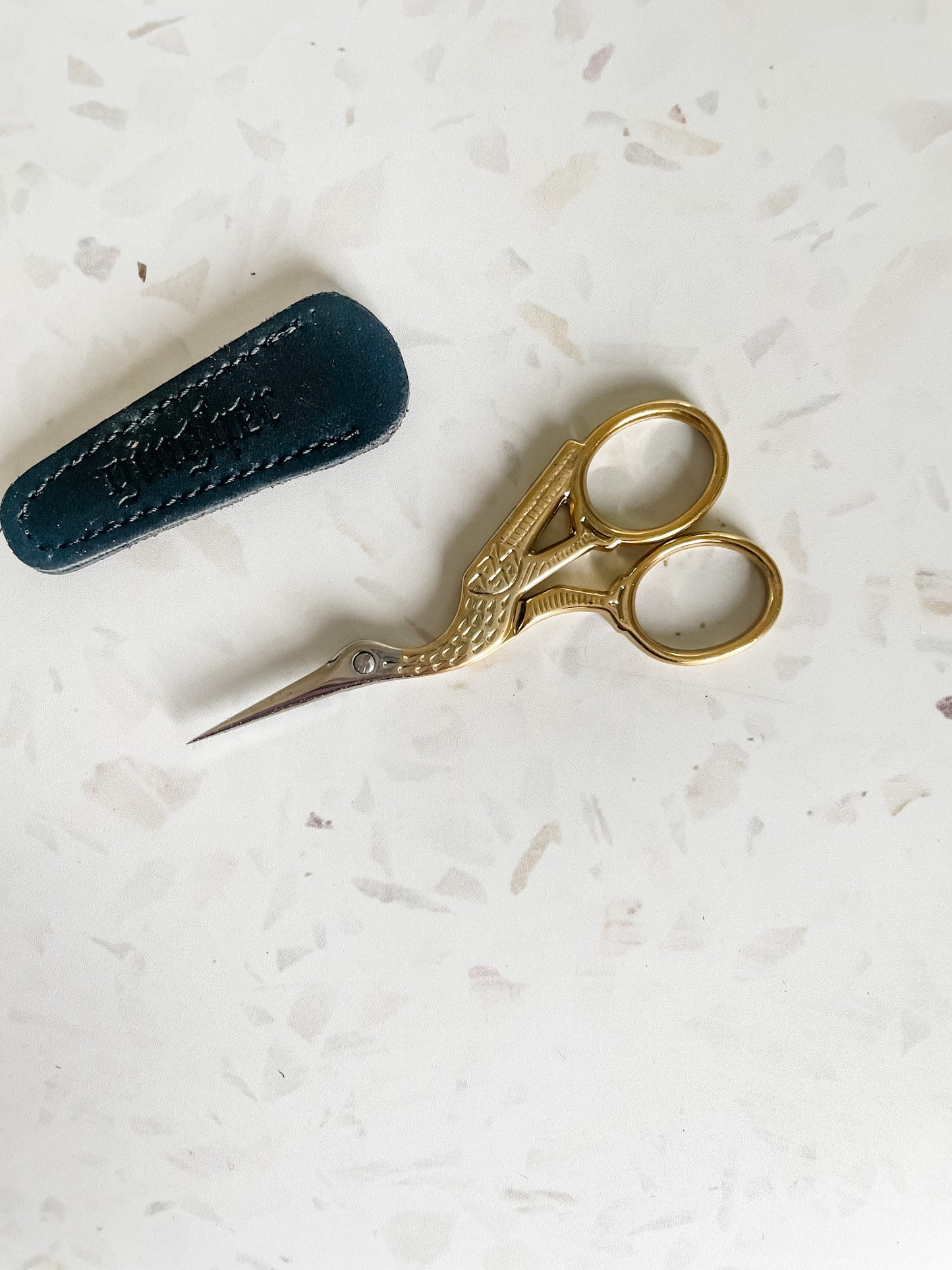 Gingher Gold Stork Embroidery Scissors