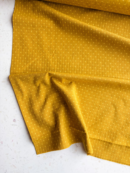 Gathering Cloth Cross Stitch in Sunflower