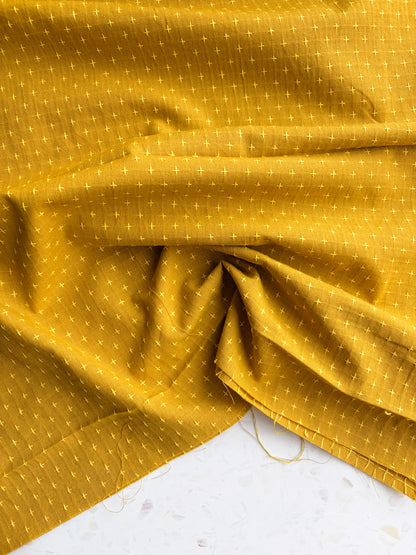 Gathering Cloth Cross Stitch in Sunflower