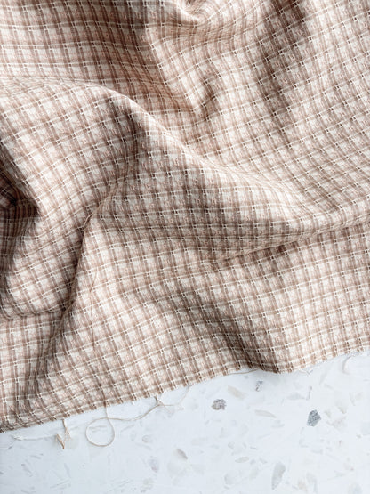 Gathering Cloth Heritage Stitch in Flax