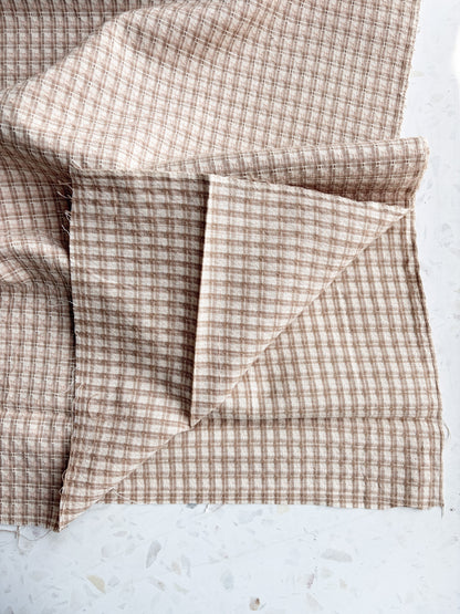 Gathering Cloth Heritage Stitch in Flax