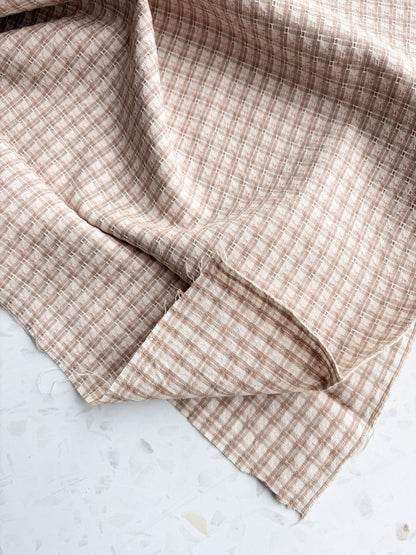 Gathering Cloth Heritage Stitch in Flax
