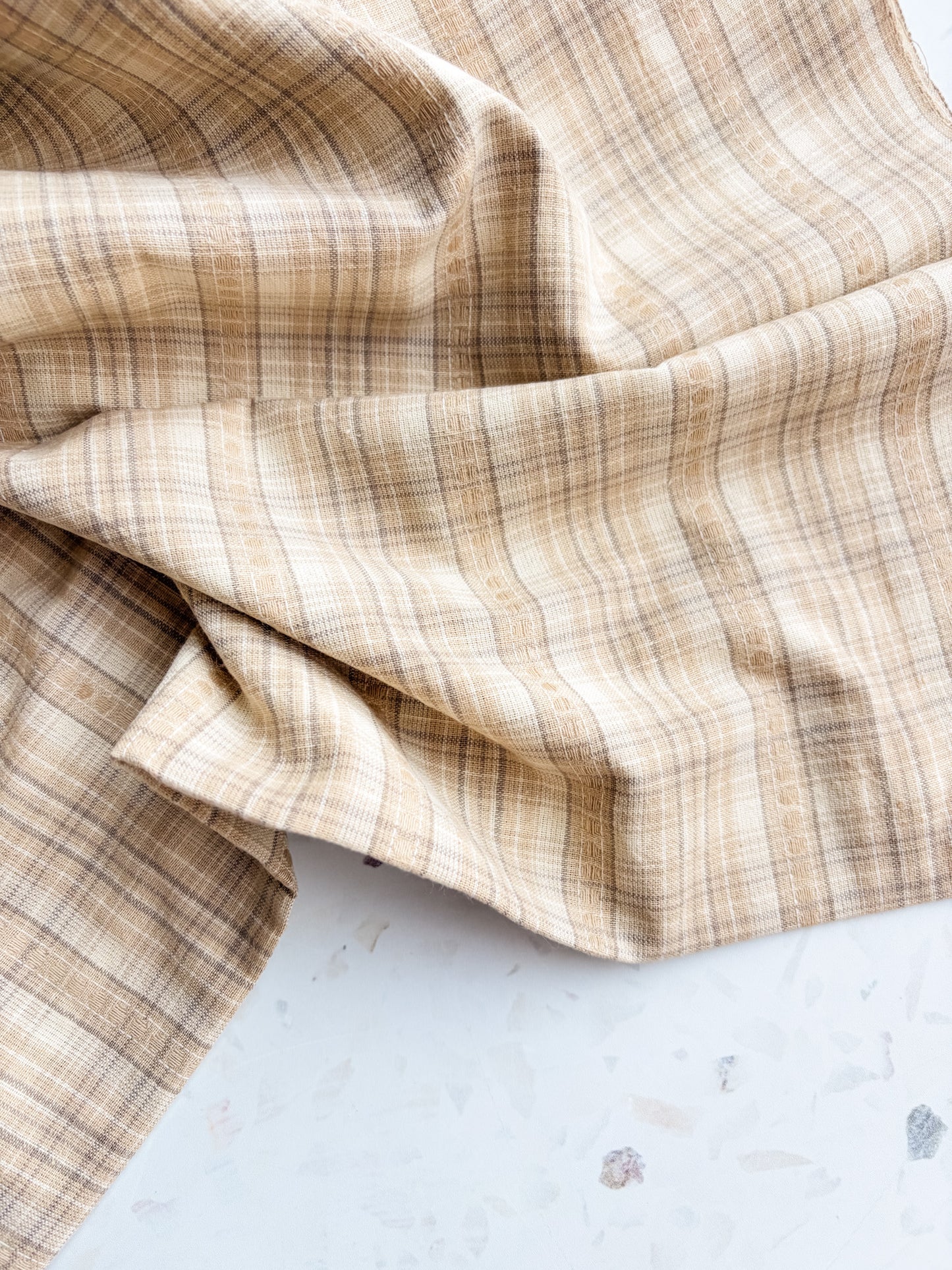 Gathering Cloth Merchant Check in Oatmeal