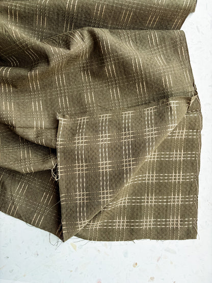 Gathering Cloth Heritage Stitch in Olive Grove