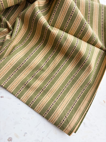 Gathering Cloth Merchant Stripe in Hedgerow