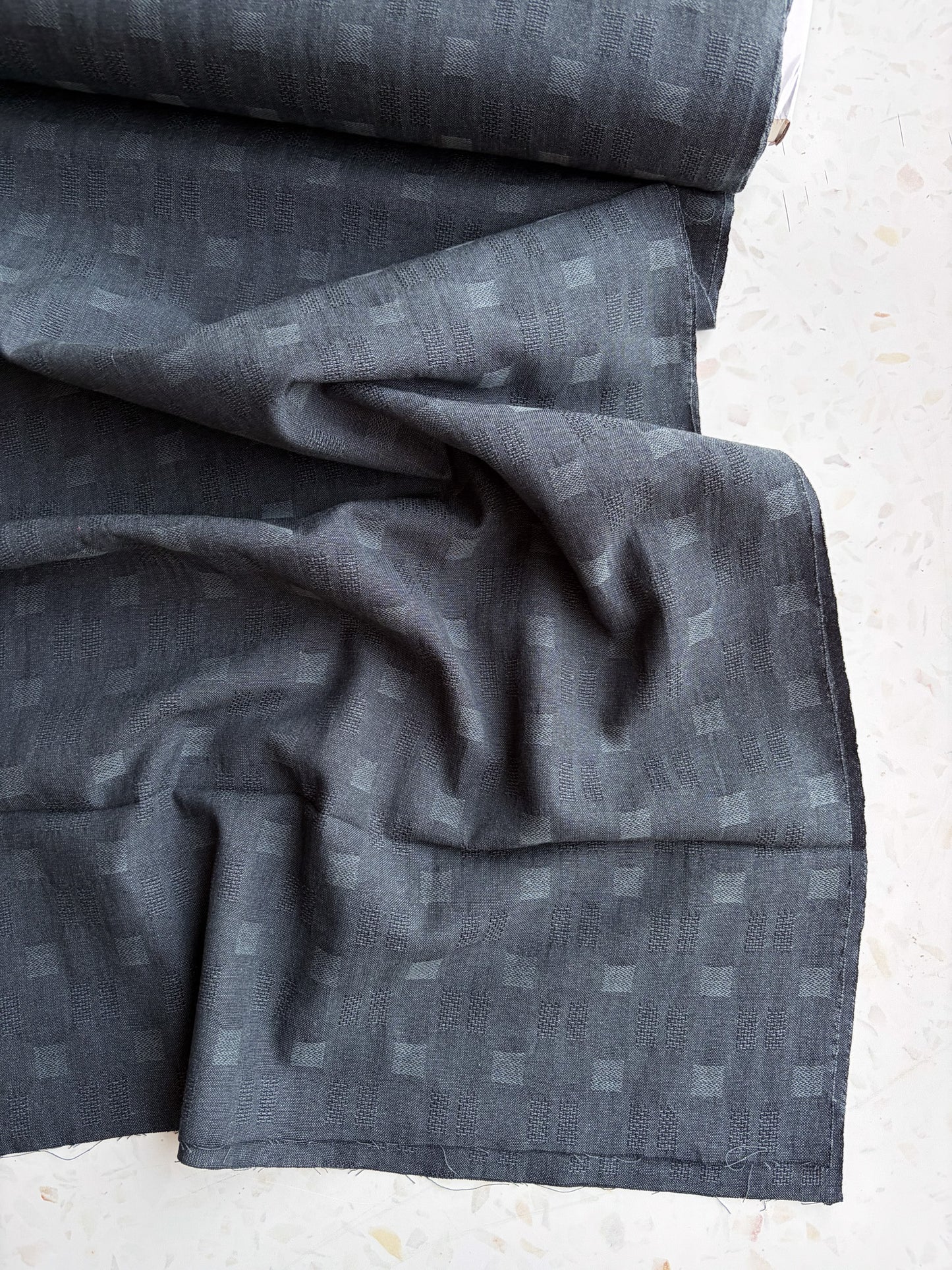 Gathering Cloth Heritage Stitch in Slate