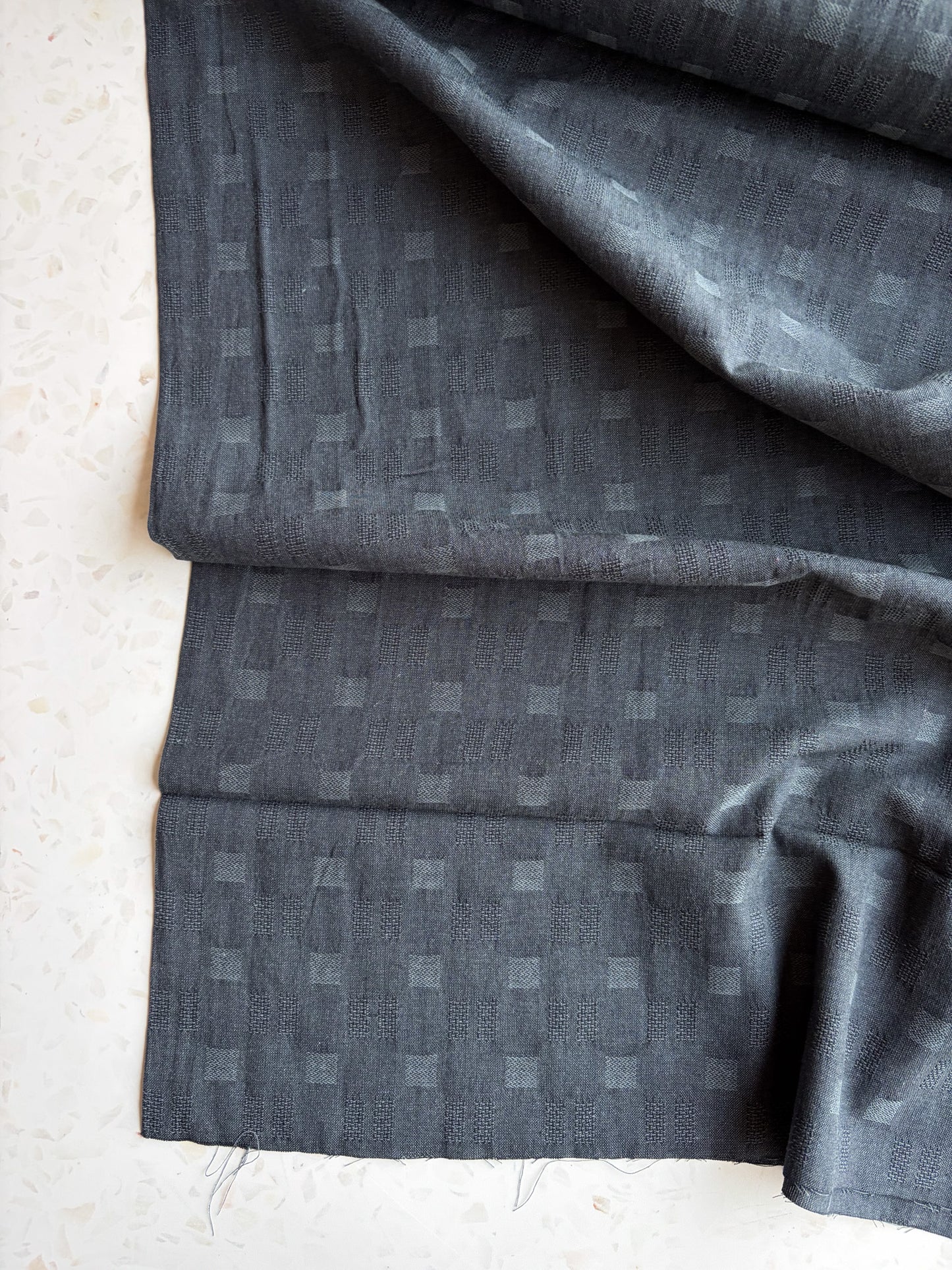 Gathering Cloth Heritage Stitch in Slate