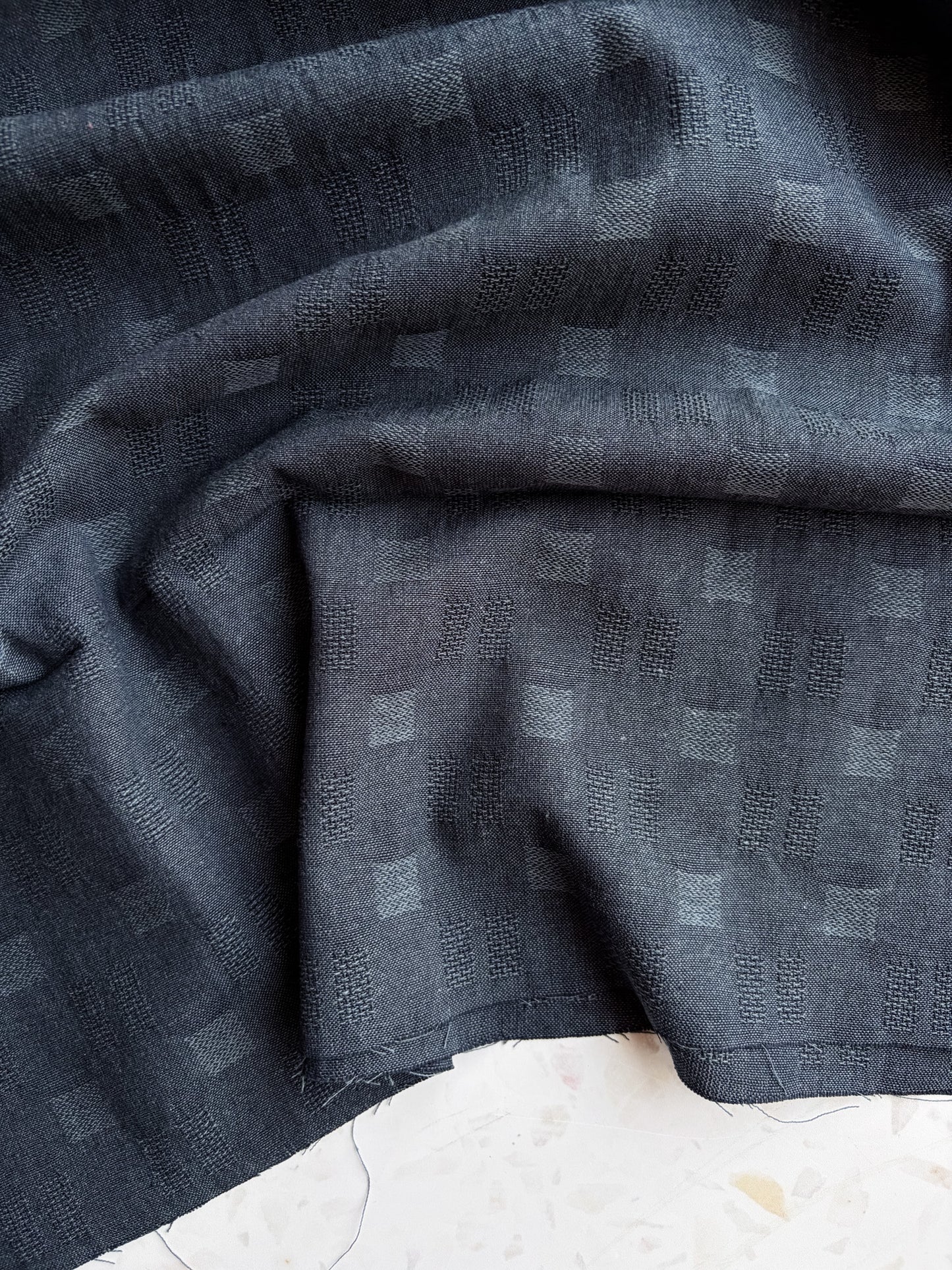 Gathering Cloth Heritage Stitch in Slate