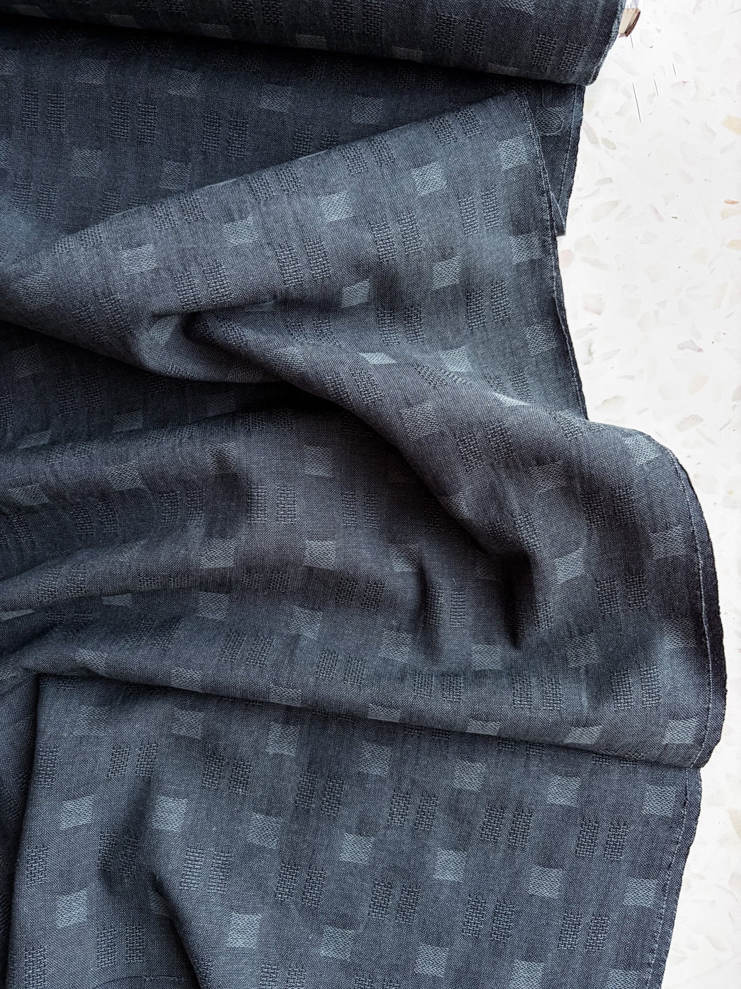 Gathering Cloth Heritage Stitch in Slate