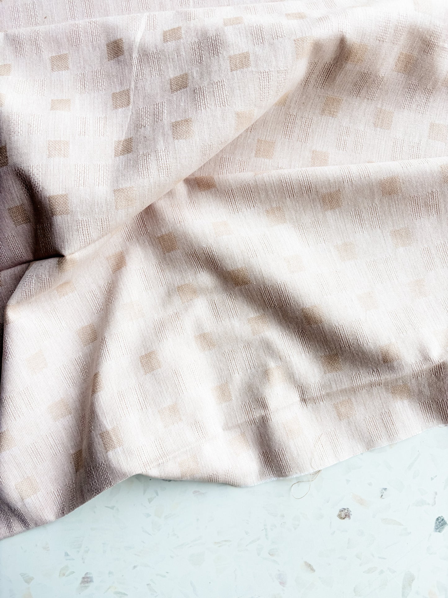 Gathering Cloth Heritage Stitch in Oyster
