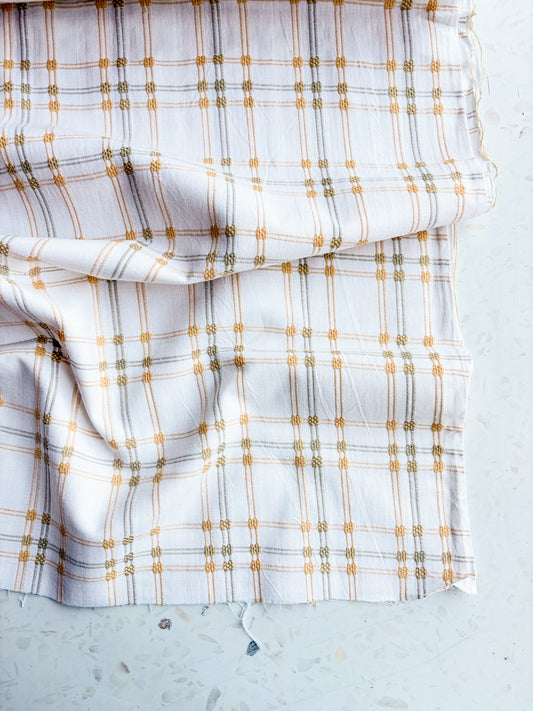Gathering Cloth Heritage Stitch in Chamomile
