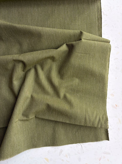 Gathering Cloth Merchant Stripe in Loden