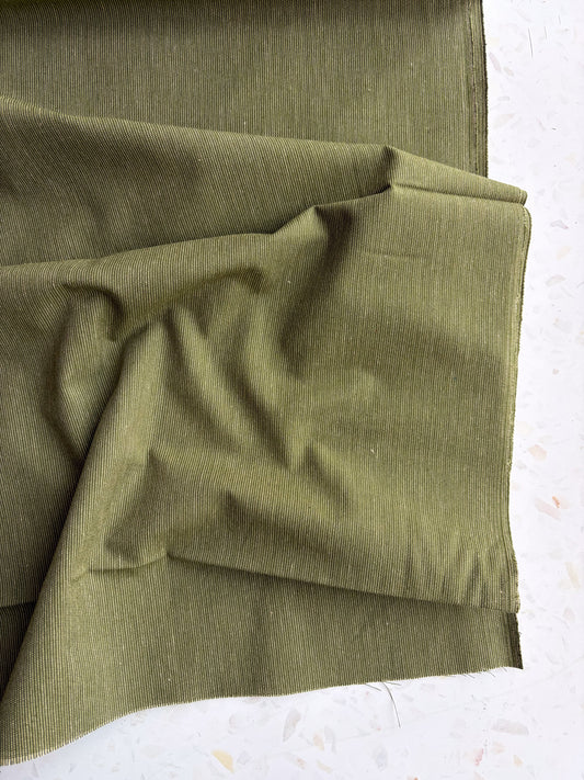 Gathering Cloth Merchant Stripe in Loden