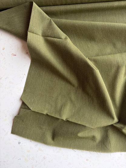 Gathering Cloth Merchant Stripe in Loden