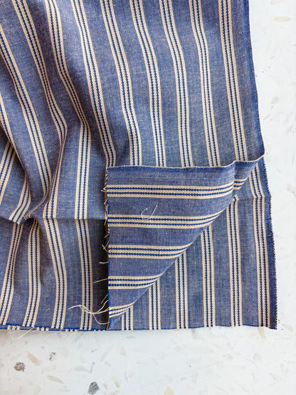 Gathering Cloth Merchant Stripe in Stonewashed