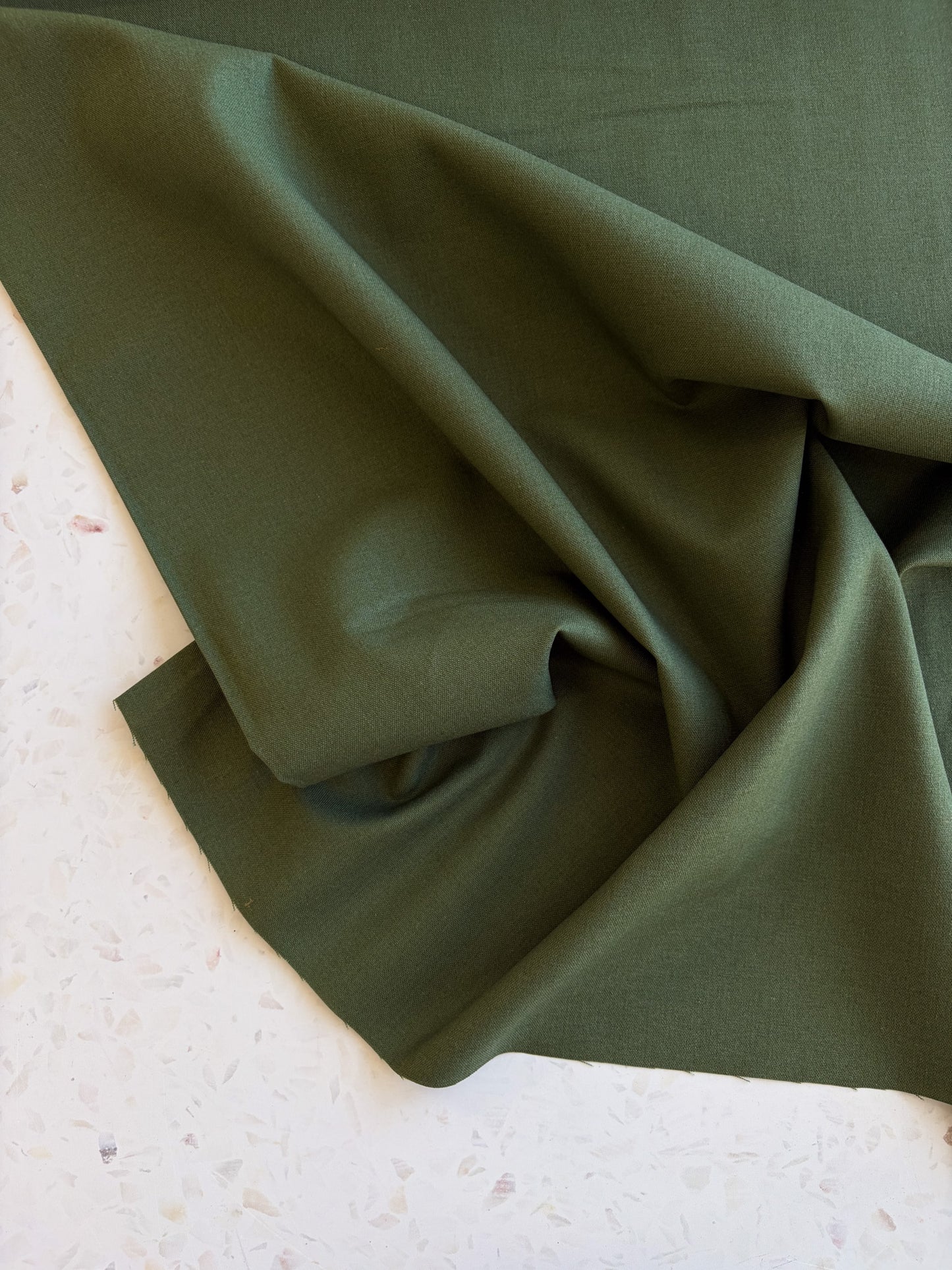 Birchwood Cotton/Linen Blend | Forest Green