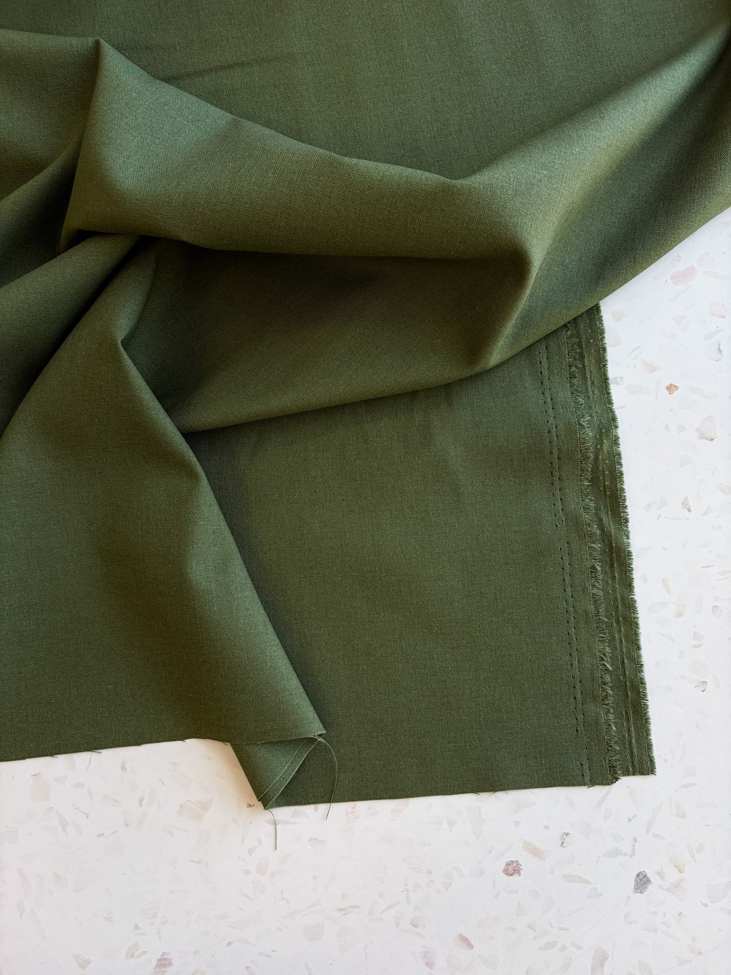 Birchwood Cotton/Linen Blend | Forest Green
