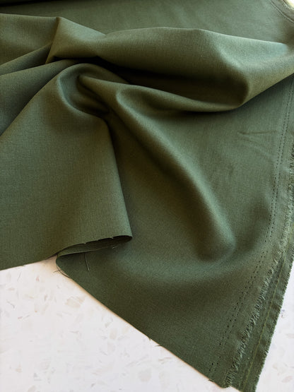 Birchwood Cotton/Linen Blend | Forest Green