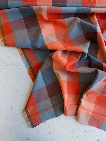 Fableism Lumiere Wide Width Plaids | Happy Checkers in Sailor